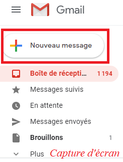 envoyer un e-mail avec Gmail