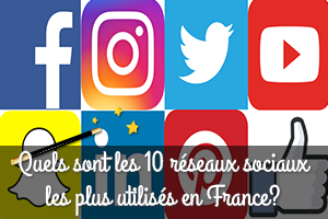 Quels sont les 10 réseaux sociaux les plus utilisés en France?