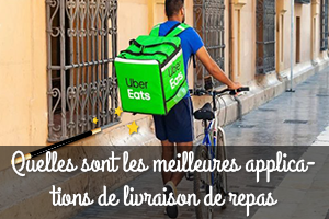 les meilleures applications de livraison de repas