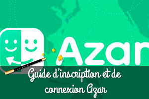 Azar inscription et connexion application secrète pour ado