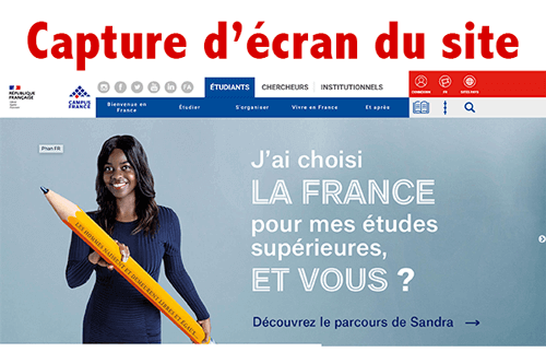 Créer un compte Campus France