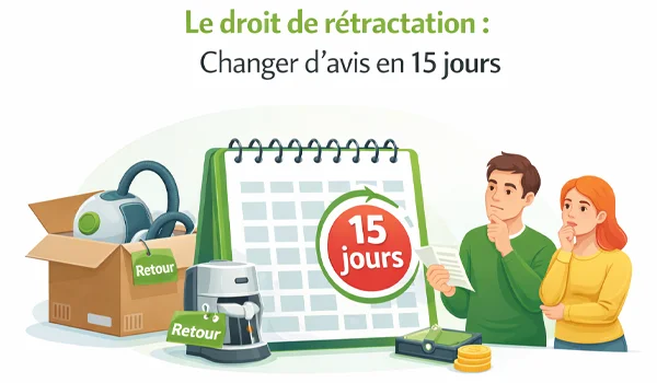 Le droit de rétractation : Changer d'avis en 15 jours