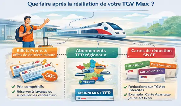 Que faire après la résiliation de votre TGV Max ?