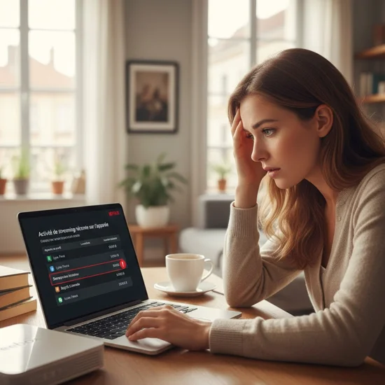 Comment savoir qui est connecté sur mon compte Netflix ?