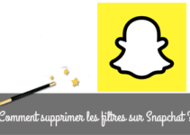 Supprimer les filtres sur Snapchat