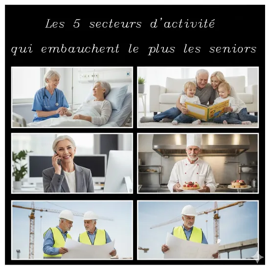 Les 5 secteurs d'activité qui embauchent le plus les seniors