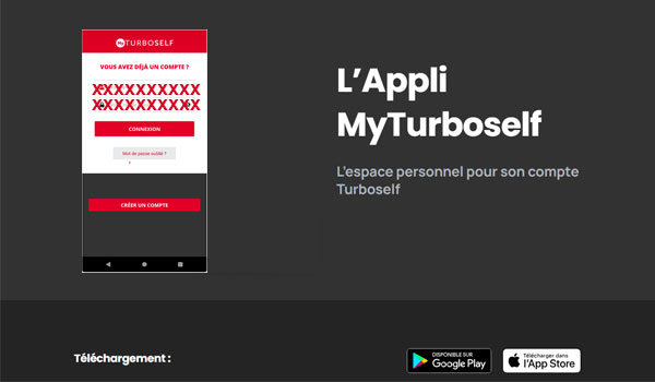 Télécharger l'appli MyTurboself et créditer mon compte sur téléphone mobile