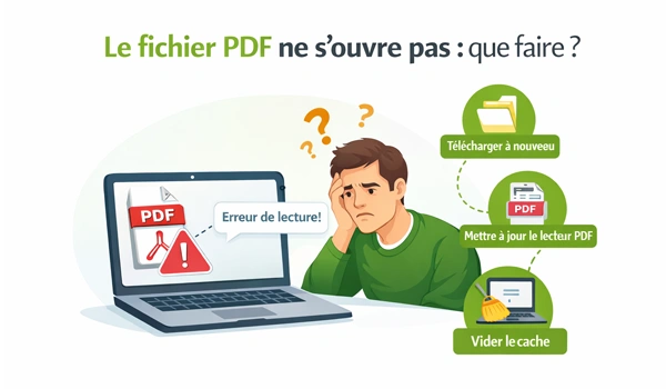 Le fichier PDF ne s'ouvre pas : que faire ?