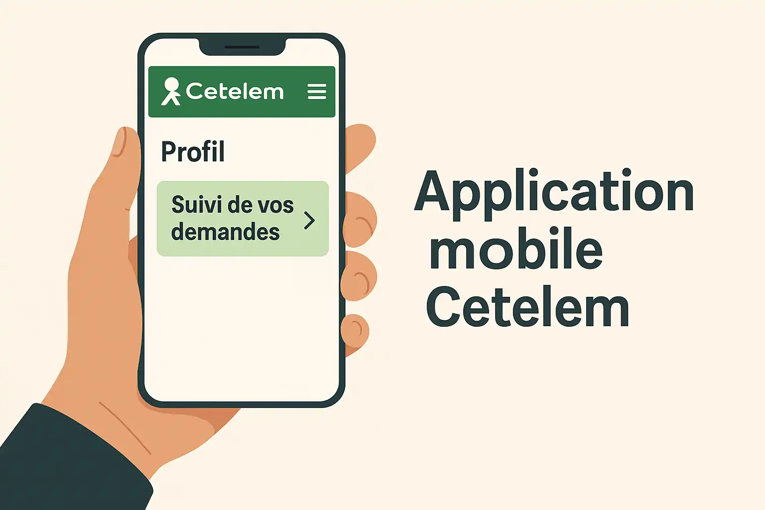 Suivi crédit Cetelem depuis l'application mobile