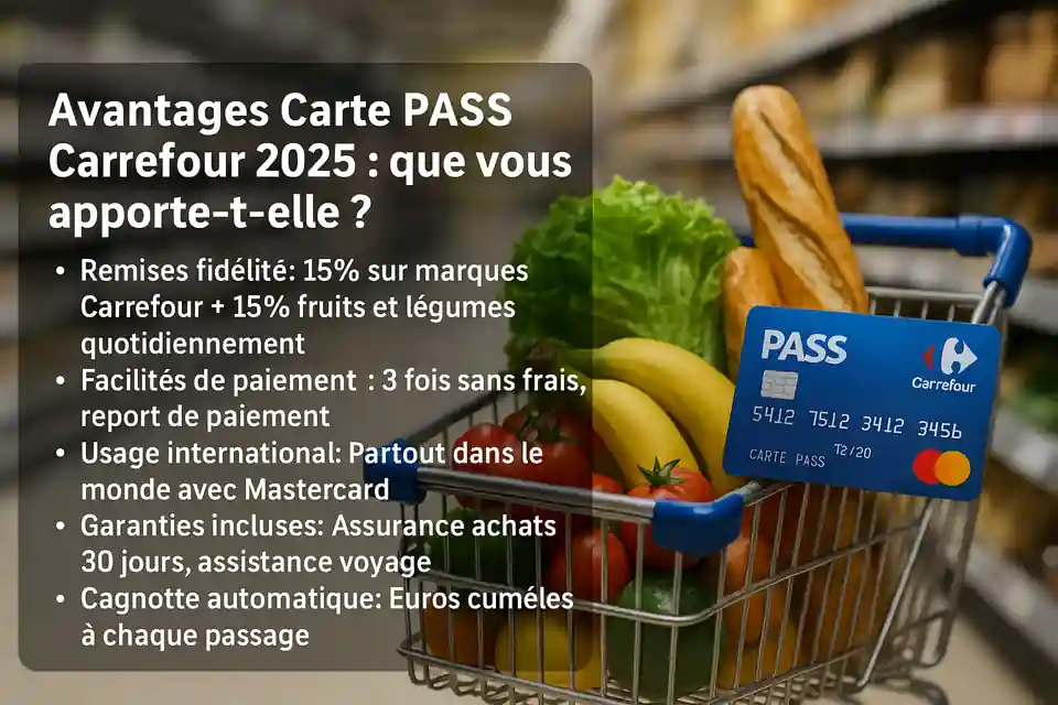 Avantages cartes Pass Carrefour