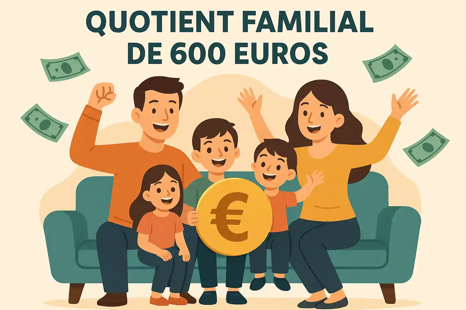 Avantage quotient familial 600 euros