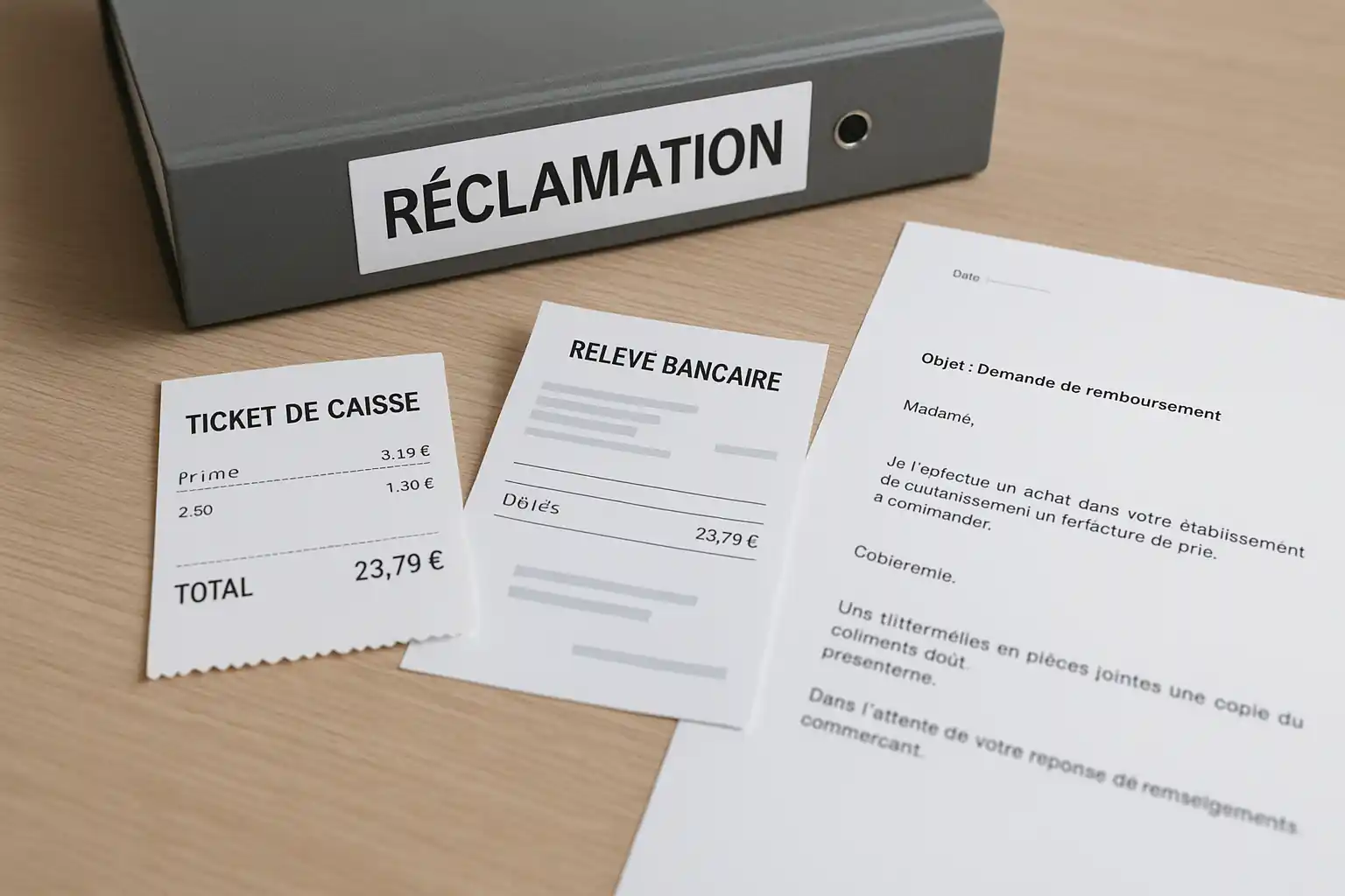 Procédure détaillée pour obtenir un remboursement