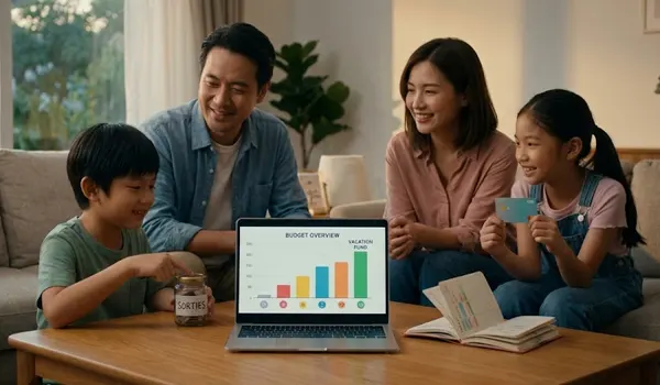 Gérer le budget à plusieurs : Le défi du couple et des enfants