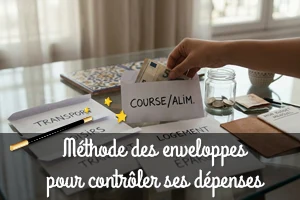 Méthode des enveloppes pour contrôler ses dépenses