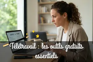 Télétravail : les outils gratuits essentiels (avec leurs vraies limites)
