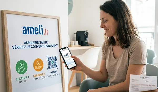 Quelle est la différence entre un médecin secteur 1 et secteur 2 ?