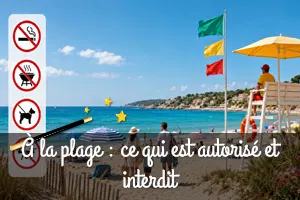 À la plage : ce qui est autorisé et interdit