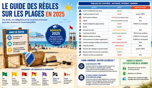 Plage et environnement : les règles éco-responsables