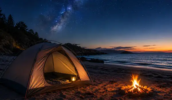 Peut-on dormir sur la plage avec un sac de couchage ?