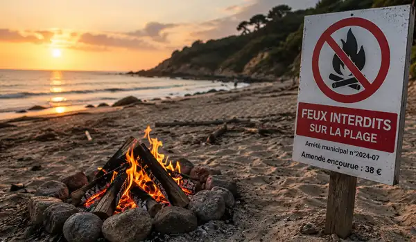Le feu est-il interdit sur toutes les plages de France ?