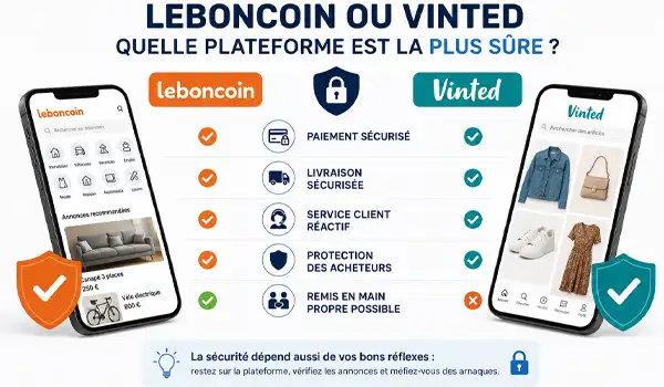 Leboncoin ou Vinted : quelle plateforme est finalement la plus sûre ?