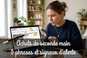 Achats de seconde main : 5 phrases et signaux d’alerte qui doivent TOUJOURS vous faire fuir sur une annonce