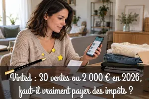 Vinted : 30 ventes ou 2 000 € en 2026, faut-il vraiment payer des impôts ?